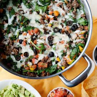 Cheesy Beef Taco Skillet