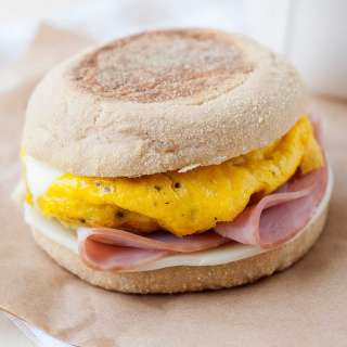 English Muffin Breakfast Sandwich (Makes 6)
