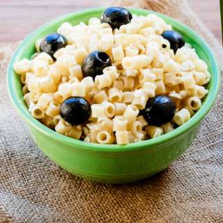 Ditalini Pasta with Black Olives & Feta