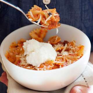 Skillet Lasagna (with any pasta!)