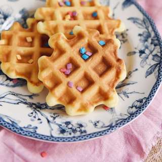 Birthday Breakfast Waffles