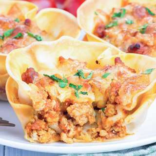 Lasagna Cupcakes
