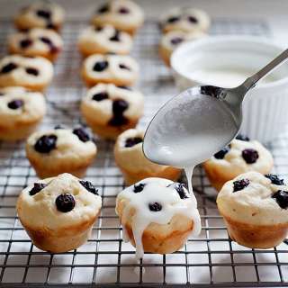 Blueberry Pancake Bites