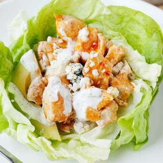 Buffalo Chicken Lettuce Wraps