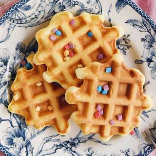 Birthday Cake Waffles