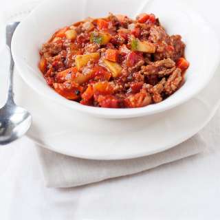 Ground Chicken Chili with No Beans
