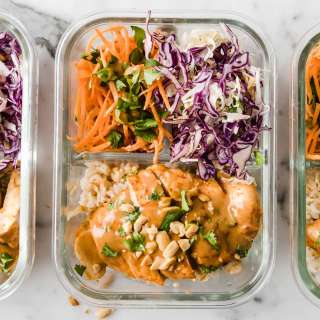 Thai Chicken Meal Prep Bowls