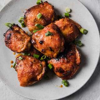 Honey Sriracha Chicken Thighs