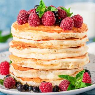 Easy Oat Milk Pancakes