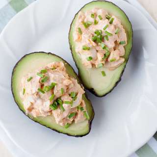 Egg Salad Stuffed Avocado