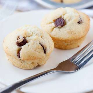 Easy Pancake Muffins with Chocolate Chips