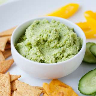 Easy Edamame Hummus