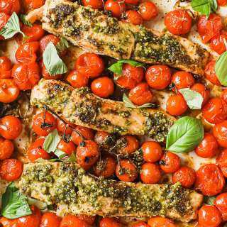 Easy Pesto Salmon Recipe