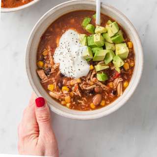 Instant Pot Chicken Taco Soup