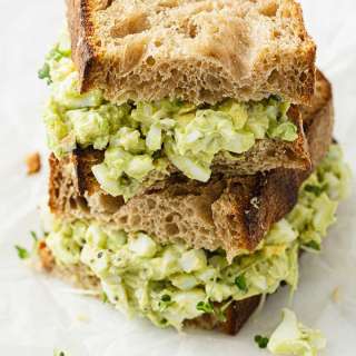 Avocado Lunch Ideas + Avocado Salad Sandwich