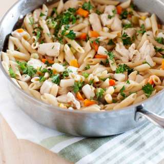 Easy Chicken Pot Pie Pasta