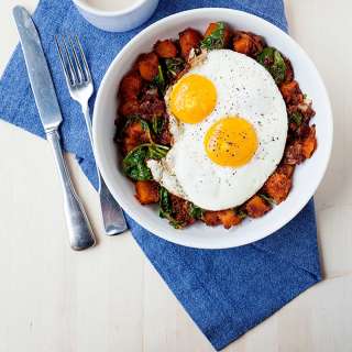 Butternut Squash and Chorizo Hash