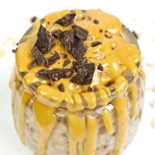 EPIC Chocolate Peanut Butter Overnight Oats