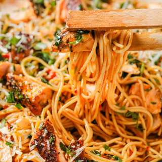 Cajun Salmon Pasta