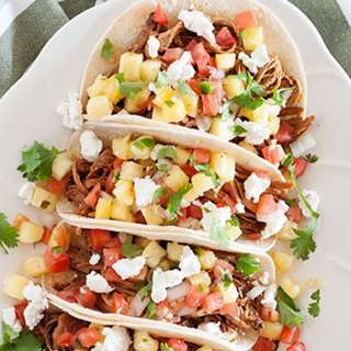 Slow Cooker Pineapple Pulled Pork Tacos