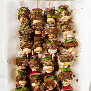 Oven Beef Kabobs {Juicy & Tender}