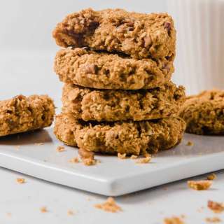 Pumpkin Oatmeal Cookies with Pecans