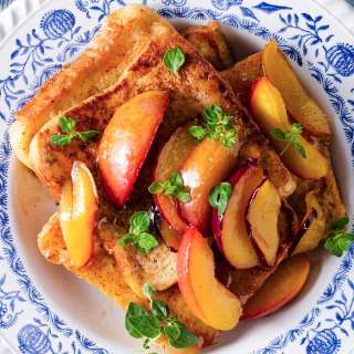 Easy Peach French Toast