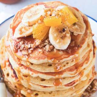 Fluffy Brown Sugar Pancakes