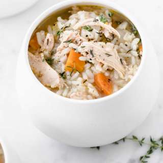 Slow Cooker Chicken and Rice Soup