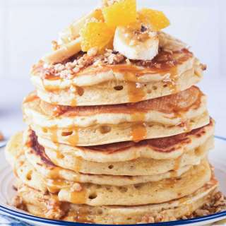 Pancakes made with Waffle Mix