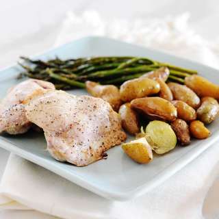 Sheet Pan Dijon Chicken and Potatoes