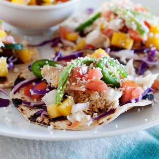 Coconut Crusted Baked Fish Tacos