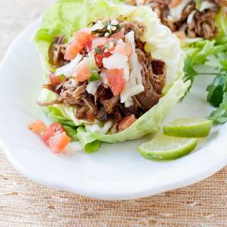 Pork Carnitas Lettuce Wraps