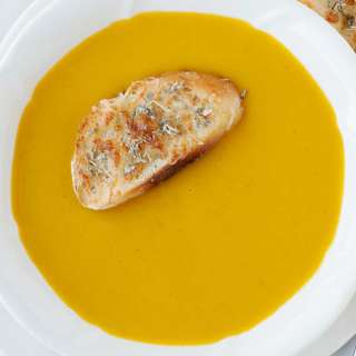 Roasted Butternut Squash Soup with Coconut Milk