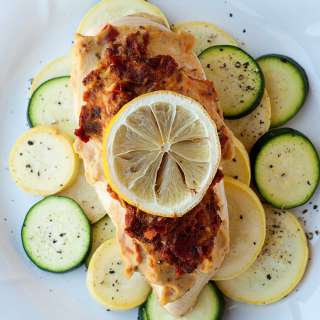 Easy Hummus Chicken