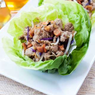 Honey Chicken Lettuce Cups