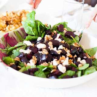 Roasted Beet Salad with Goat Cheese