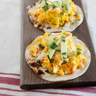 Easy Migas Breakfast Tacos