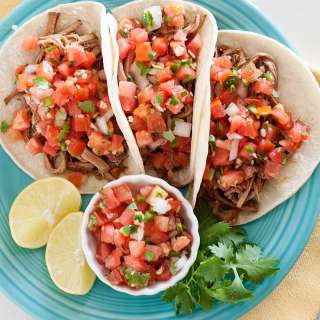 Slow Cooker Shredded Beef Tacos