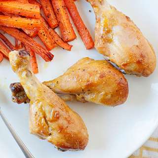 Sheet Pan Honey Chicken Legs