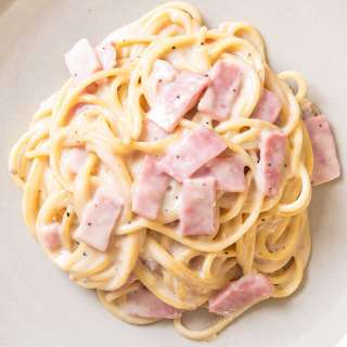Pasta Alfredo with Ham (Easy Recipe)