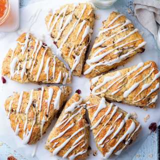 Cranberry Orange Scones (Easy Recipe)