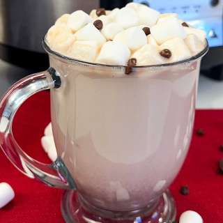 Slow Cooker Hot Chocolate (with Chocolate Milk)