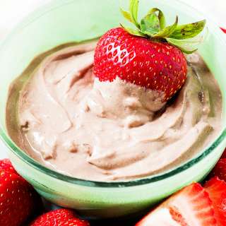 Chocolate Peanut Butter Yogurt Dip