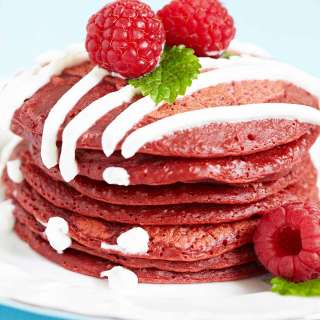 Valentine's Day Breakfast Ideas + Pink Pancakes