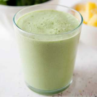 Pineapple Protein Green Smoothie Recipe