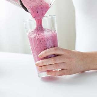 Triple Berry Smoothie with Yogurt