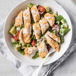 Crispy Chicken Tender Salad