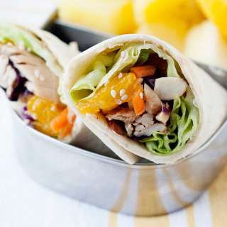 Asian Chicken Salad Wraps