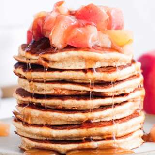 Apple Oatmeal Pancakes (Blender Recipe)